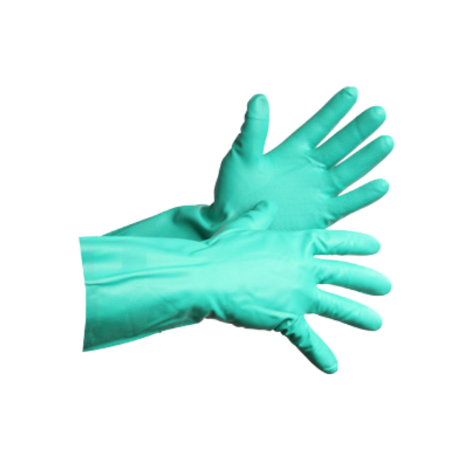 13" Small Green Nitrile Gloves