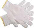 Cotton Knit Gloves - White