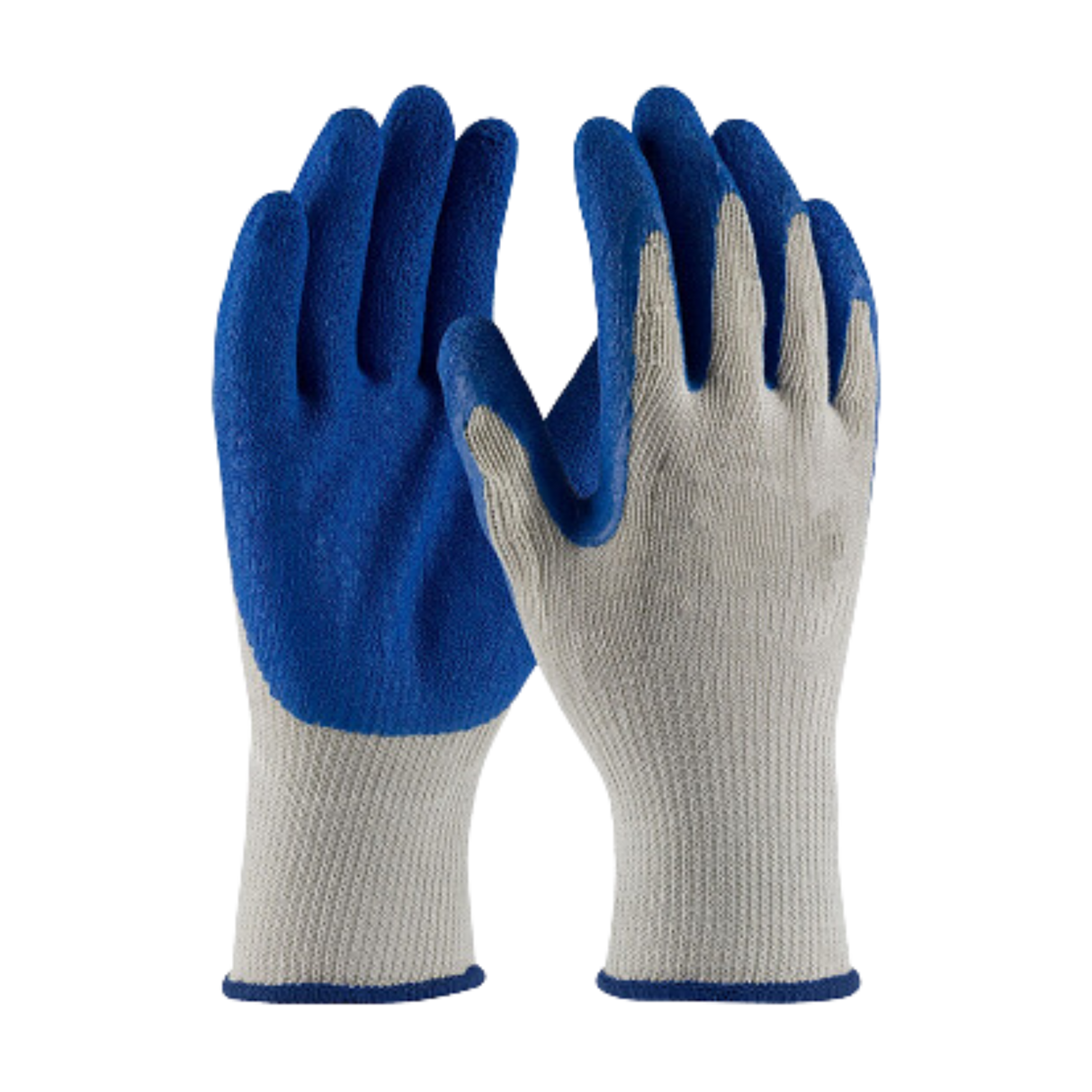 Medium Black Grip Latex Gloves