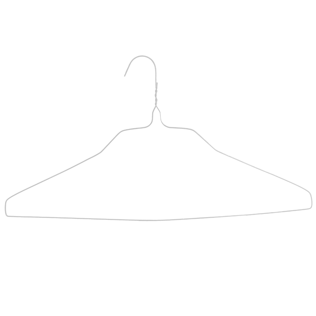 Shirt Hanger - HA30-2W - 500 pcs, 10.5x6/S