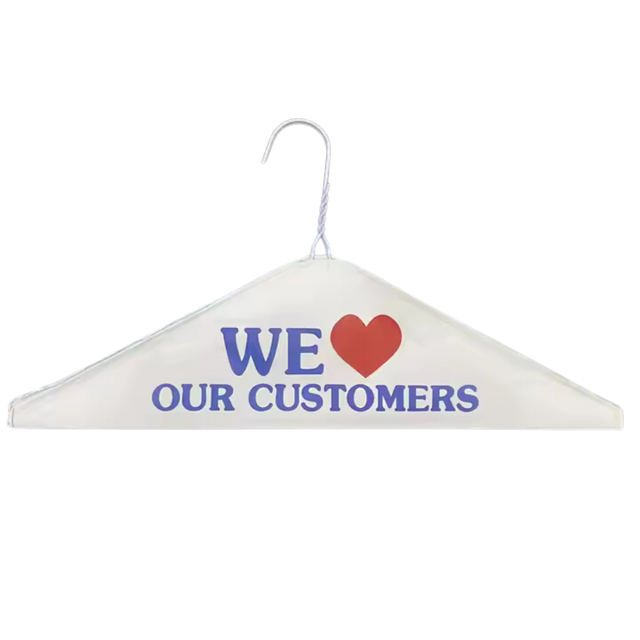 Caped Hanger - HA40W-1 - 500 pcs, 9x3/S