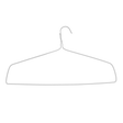 18" White Drapery Hanger, 11.5 Gauge