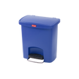 15L Blue Svelte Step-on Container