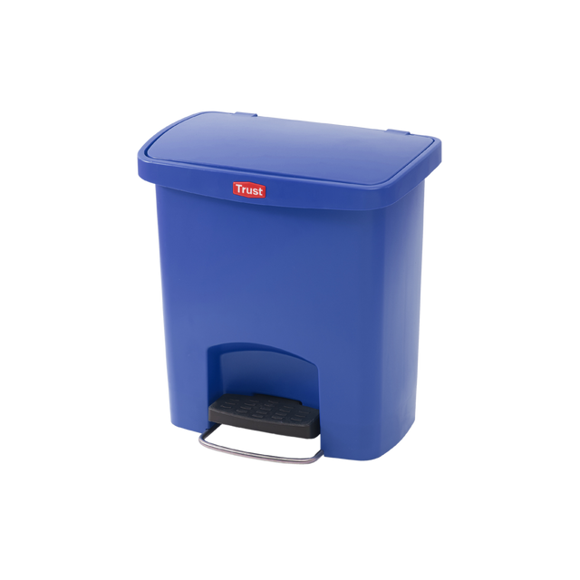 15L Blue Svelte Step-on Container