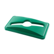 52.3 x 28.8 x 6.7cm Svelte Single Stream Recycling Top-Green Container