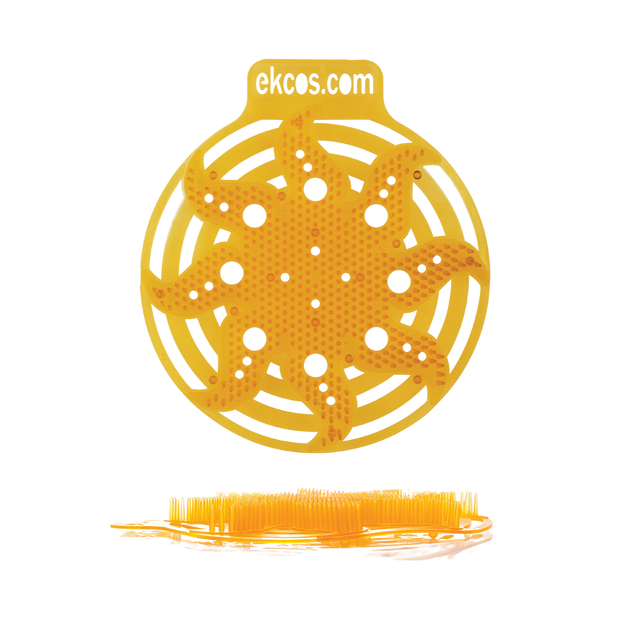 Tropical Orange Power Urinal Screens, Lasts 30 Days