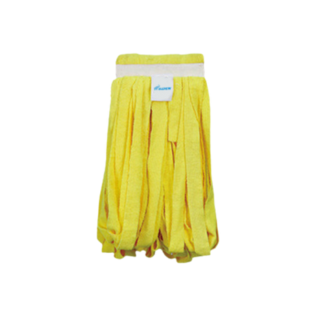 14 oz Wide Strip Yellow Microfiber Mop Head