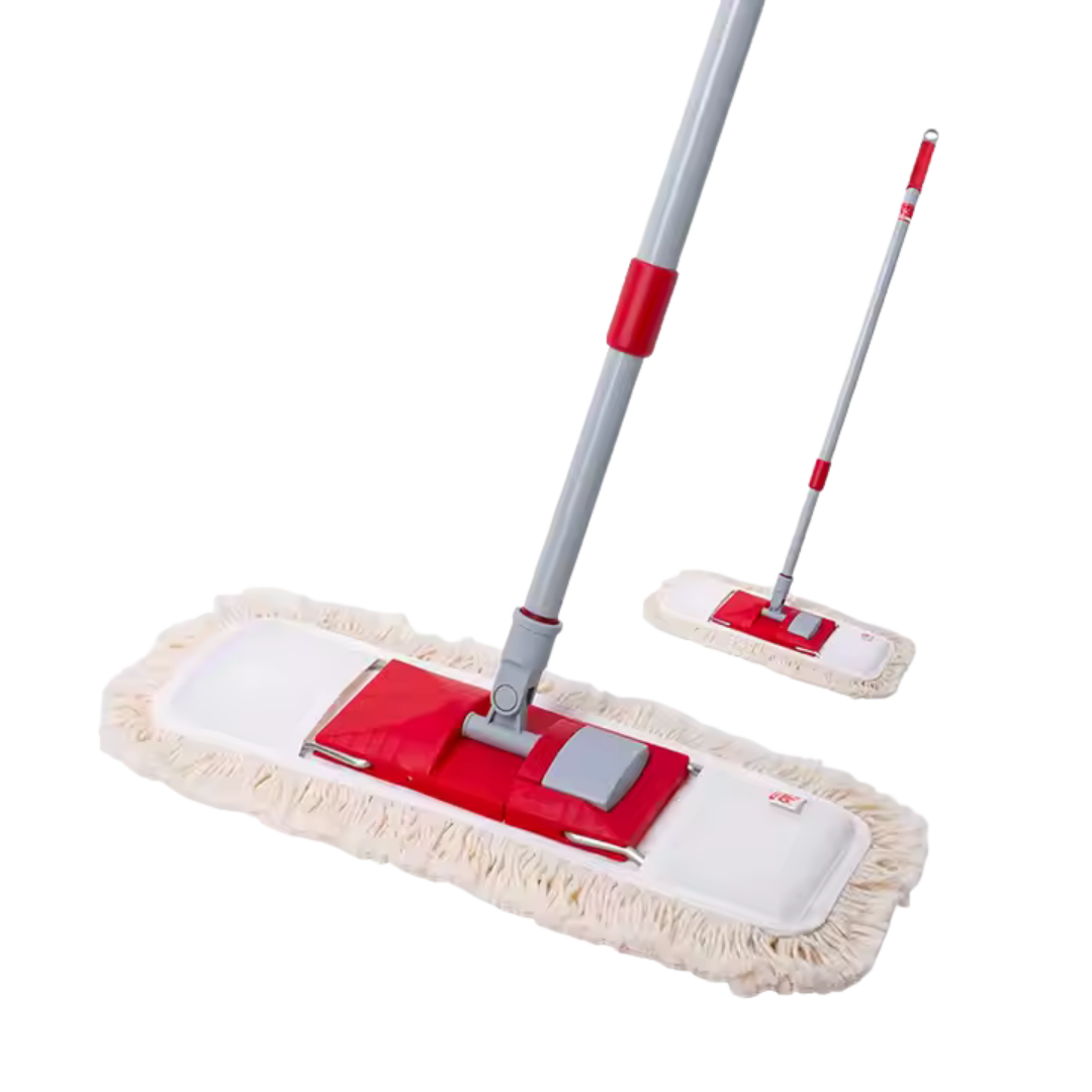 40cm Cotton Mop with 75-130cm telescopic metal handle