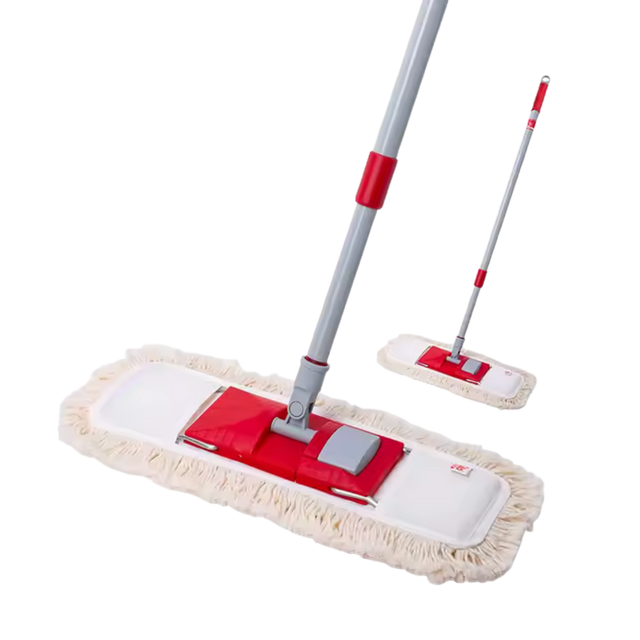 40cm Cotton Mop with 75-130cm telescopic metal handle
