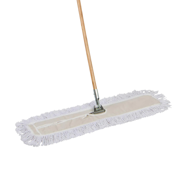 12" Cotton Dust Mop Complete Set with Handle