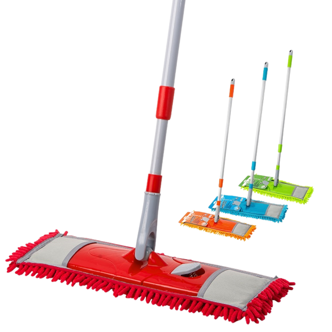 Microfiber Flat Mop (A130064) 75cm-125cm handle