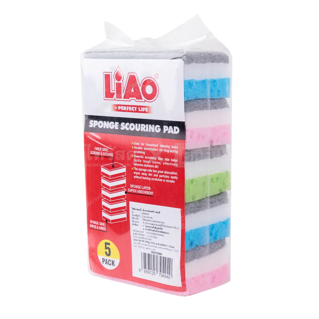 10x 5.3x3cm Sponge Scouring Pad