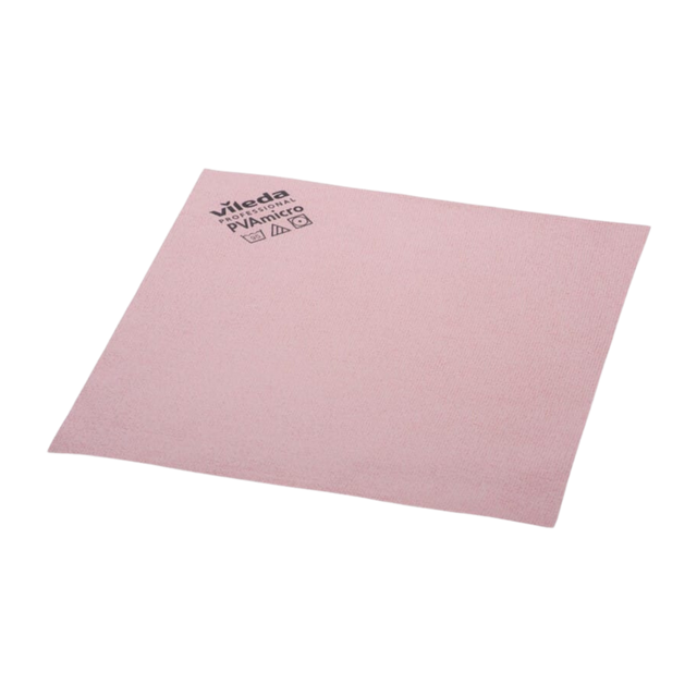 PVAmicro Coated Microfibre Cloth - Red - JAWI400RE - 5 pcs