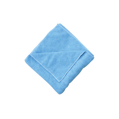 16" Blue Microfiber Towel