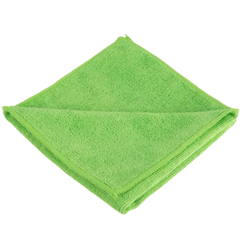 16" Green Microfiber Towel