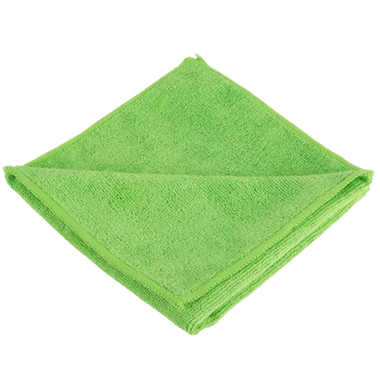 16" Green Microfiber Towel