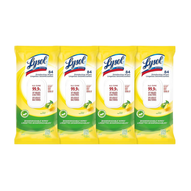 Lysol Citrus Disinfecting Wipes Flatpack