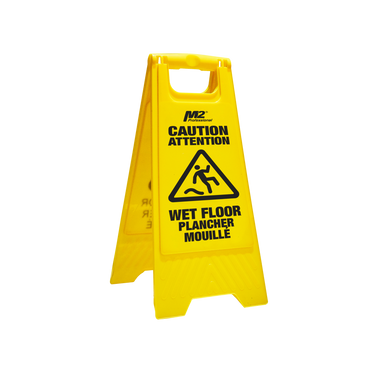 24" Wet Floor Sign - in English and French