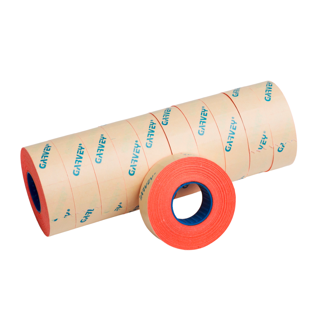 Red Blank Price Label