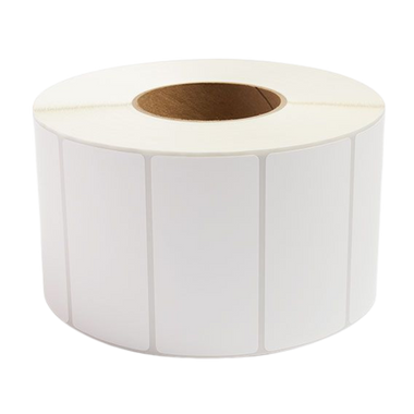 4"x2", 3" core White Matte PP Label