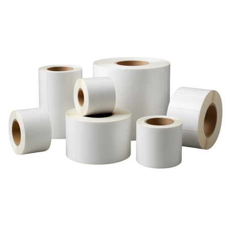 4.25"x11" White Matte PP Label