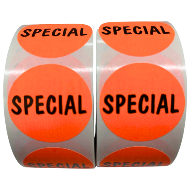 Special Food Sticker Label
