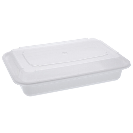 Take-Out Microwaveable Combo Container - MC138W-P - 150 sets, 10x3/S