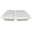 Take-Out Microwaveable Combo Container - MC2303W-D - 150 sets, 8/L