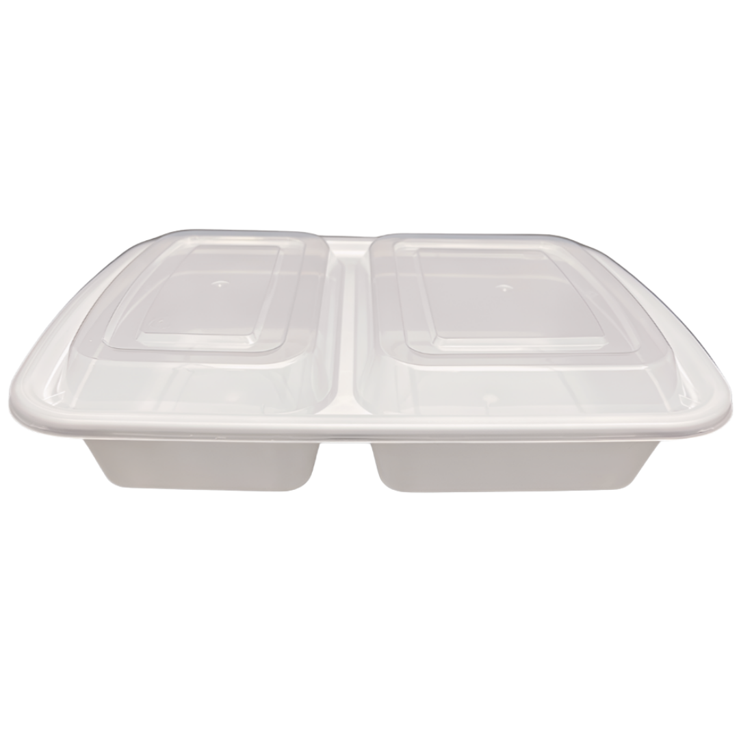 Take-Out Microwaveable Combo Container (DT-32 White) - Dynasty