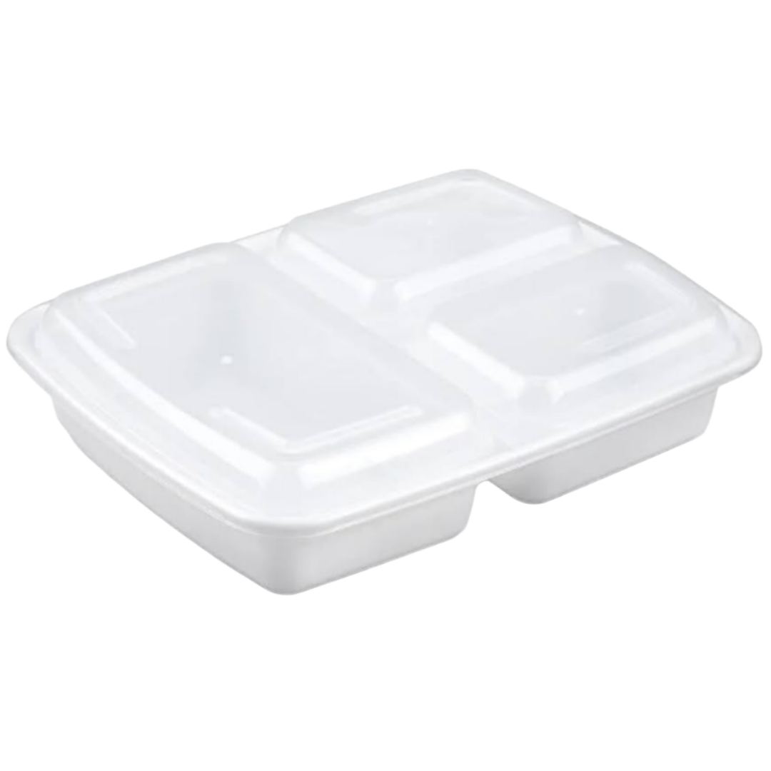 Take-Out Microwaveable Combo Container - MC2323W-MC - 150 Sets
