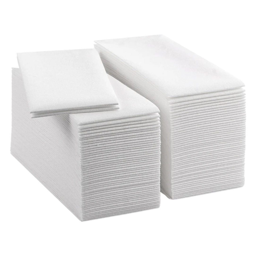 1/8 Fold, Plain Airlaid Pocket Napkins