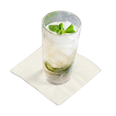 2 ply White Cocktail/Beverage Napkins