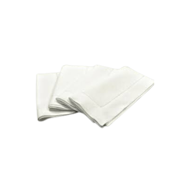 Dinner Napkins - White - NADIN1-M - 10 x 300/cs, 9x5/s