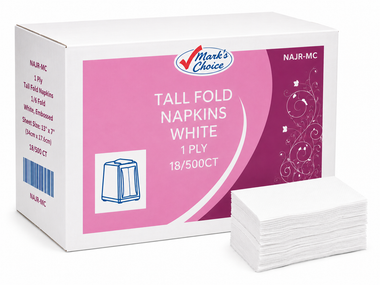 1 ply Junior Dispenser Napkins