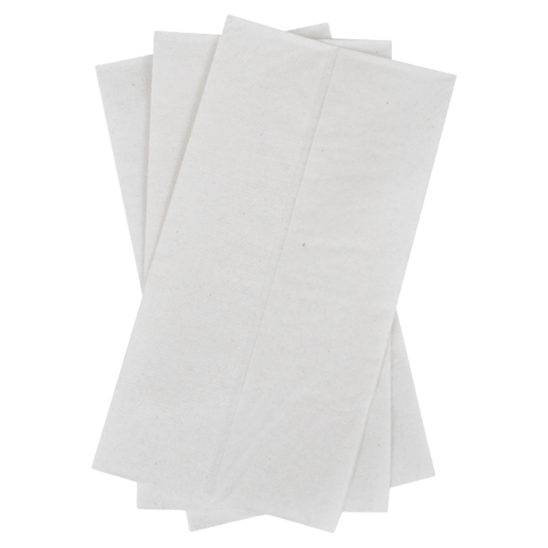 1 ply White Junior Napkins