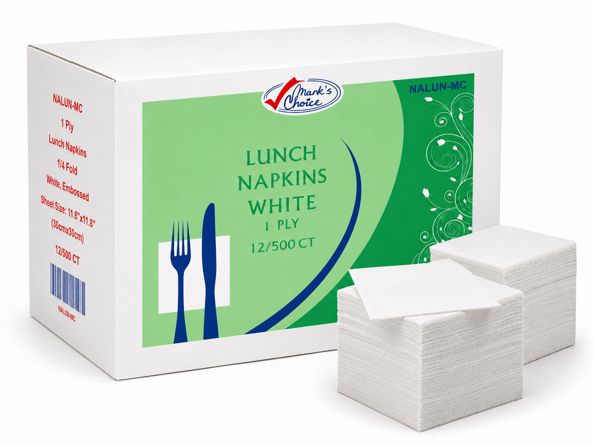 30x30cm, 1/4 Fold Lunch Napkins