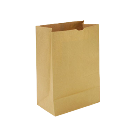 Paper Bags - Brown - PB12B - 500 pcs, 9x6/S