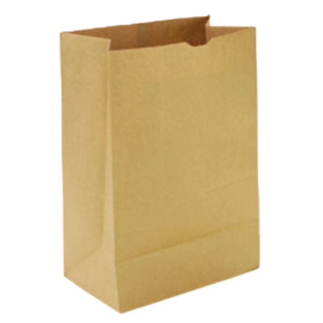 Paper Bags - Brown - PB14B-MC - 500 pcs, 7.5x6/S