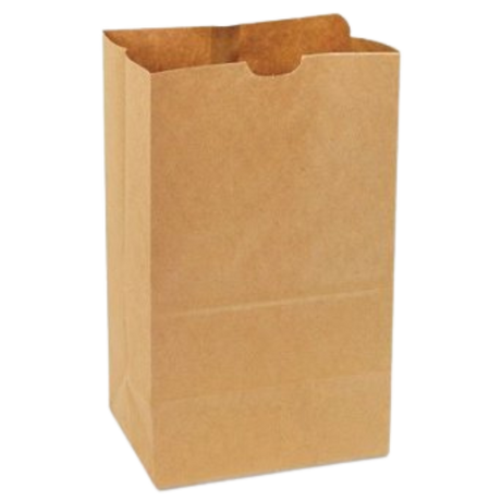 Paper Bags - Brown - PB200-MC - 500 pcs, 6X6L/S