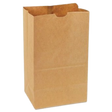 9.7" x 6" x 16.5" Heavy Duty Brown Paper Bags