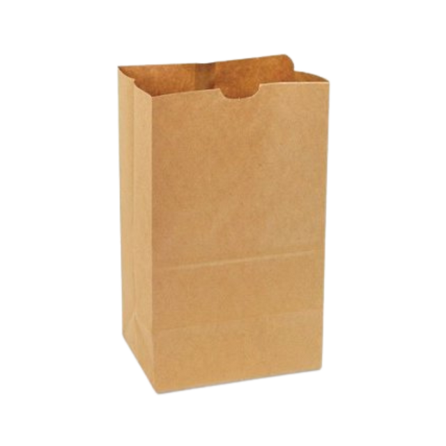 Paper Bags - Brown ***USE PB200-MC*** - PB200 - 500 pcs, 6X6L/S