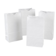 20 lb White Paper Bags