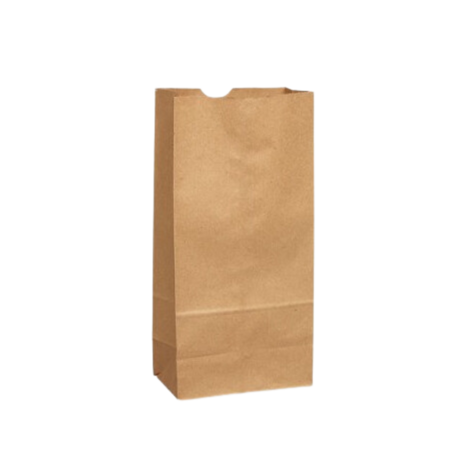 Paper Bags - Brown - PB5B - 500 pcs, 12x7/S