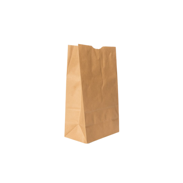 Paper Bags - Brown - PB6B-MC - 500 pcs, 12x7/S