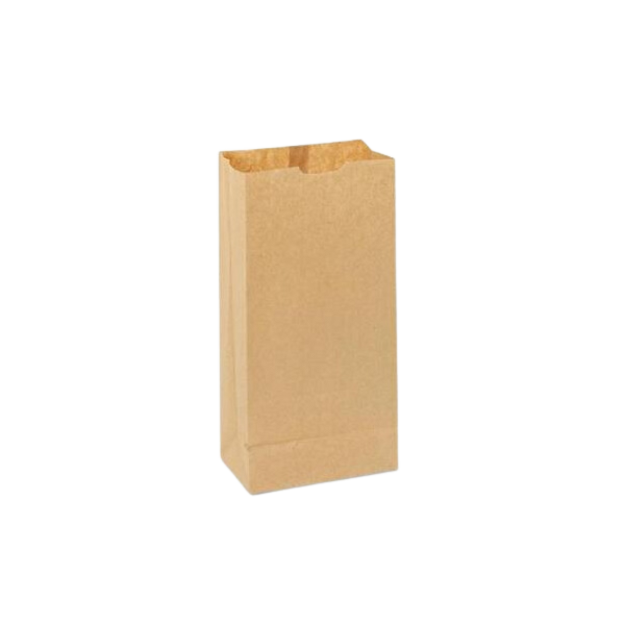 Paper Bags - Brown - PB6B - 500 pcs, 12x7/S