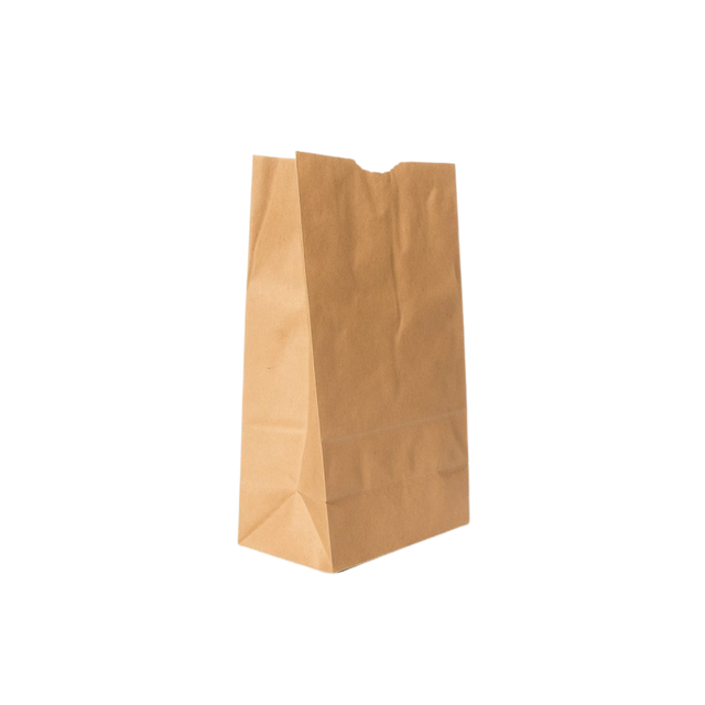 Paper Bags - Brown - PB8B-MC - 500 pcs, 12x7/S