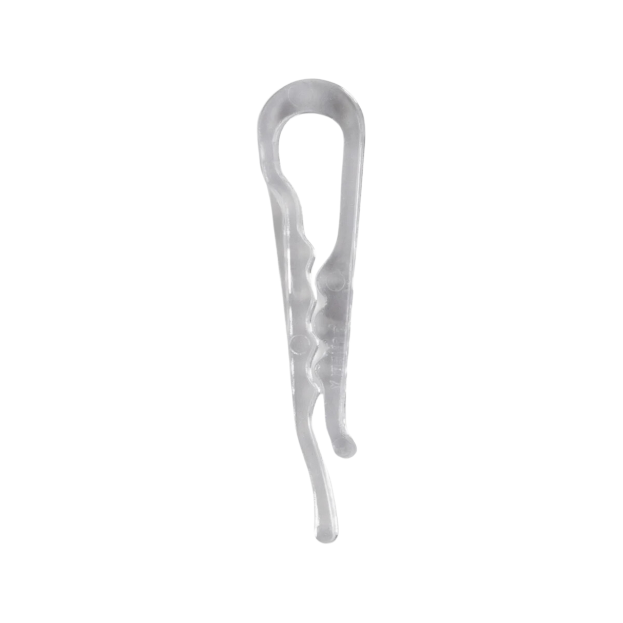 Plastic Clips (CLEAR) Clear - 1-7/16" - Cleaners Supply