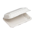 9" x 6" Ivory MFPP Take-Out Container - 1-Comp.