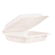 MFPP-Take-Out-Container-(SLPP-901)-9"-x-9"x-3",-1-Comp.,-White---PCM