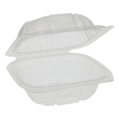 PP Take-Out Container (CC6610PPLW) 6 x 6", 1-Comp - Pactiv